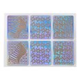 thumbnail image 7 of 12 Sheets Stripes Wavy Hollow Printed Stamp Nail Art Templates Manicure Tool, 7 of 7