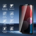 thumbnail image 3 of 3 Pack For Samsung Galaxy A13 Privacy Screen Protector, 9H Hardness Anti-Spy Tempered Glass, Scratch-Resistant ，Anti-fingerprint，bubble free, easy install, 3 of 8