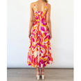thumbnail image 2 of 2024 Women's Summer Boho Spaghetti Strap A Line Beach Long Maxi Dress, 2 of 4