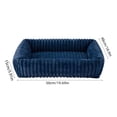 thumbnail image 3 of Heated Pet Bed for Dogs & Cats, 19.69x18.9 Inch Soft Crate Pad, Indoor Cozy Kennel Mat for Small Medium Large Pets in Winter, Navy, 3 of 5