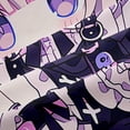 thumbnail image 5 of Erosebridal Cartoon Anime Girl Curtains Pack of 2 (42x84 Each),Purple Black Cute Bowknot Curtains Blackout For Teens, 5 of 7