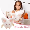 thumbnail image 5 of QLUEWX Halloween Bat Plush Toy, 7.87 Inch Cute Fluffy Stuffed Bat Animal Soft Bat Plushie Doll for Halloween Decor Party Favors Birthday Gifts for Kids Girls Boys Toddlers, White, 5 of 5