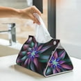 thumbnail image 4 of Rocae Colored Abstract Print Long Tissue Box Lid Durable Leather Tissue Box Lid Can Be Used as Modern Home Decoration, 4 of 9