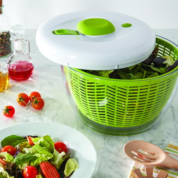 Farberware Professional Salad Spinner Green with White Lid Walmart