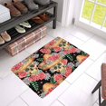 thumbnail image 3 of MKHERT Watercolor Sugar Skull with Mexican Hat and Flower Floral Doormat Rug Home Decor Floor Mat Bath Mat 23.6x15.7 inch, 3 of 3