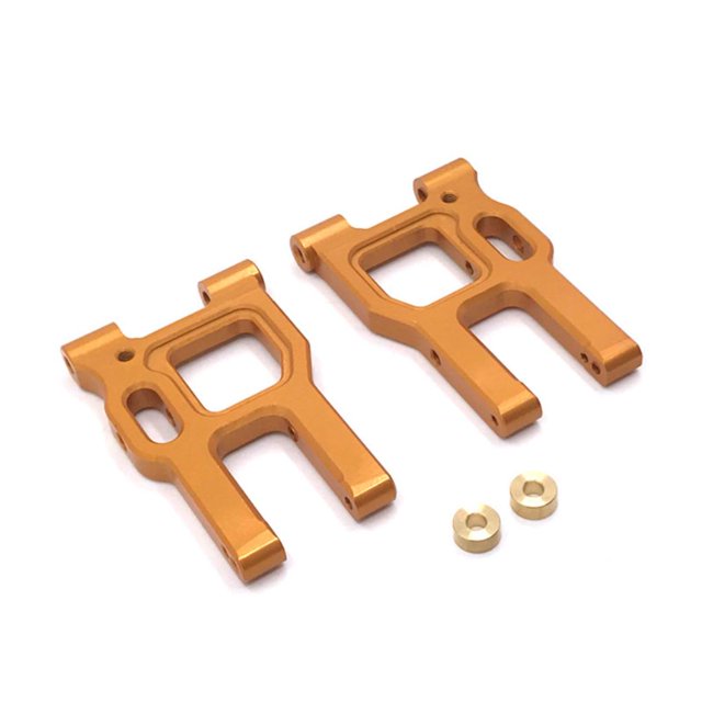 ZheElen 2pieces Stable Front Rear Upper Suspension Arm For LC Racing 1/10 PTG-2 Golden