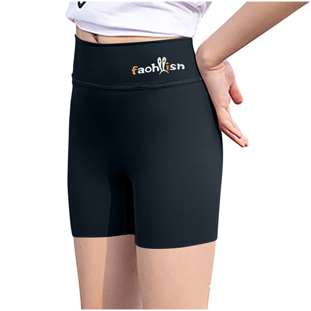 Odeerbi 2-12 Años Niñas Bike Shorts Yoga Shorts Entrenamiento Danza Atlético Deportes Shorts Seguridad de Verano Bajo Vestido Shorts