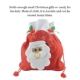 thumbnail image 3 of Matsuzay Bolsas con cordón de Navidad de dibujos animados, embalaje de regalo, muñeco de nieve de Navidad, decoración tridimensional, bolsa de Kits de decoración para fiestas Papá Noel Matsuzay HA068770-03, 3 of 6