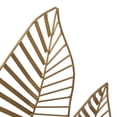 thumbnail image 5 of DecMode Iron Glam Gold Metallic Fern Leaf Table Top Décor 11"W x 17"H, 5 of 9