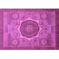 thumbnail image 1 of Ahgly Company Indoor Rectangle Oriental Purple Modern Area Rugs, 7' x 10', 1 of 4