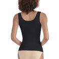 thumbnail image 4 of Women's Vassarette 17672 Comfortably Smooth Spin Tank (Black Sable 2X), 4 of 7