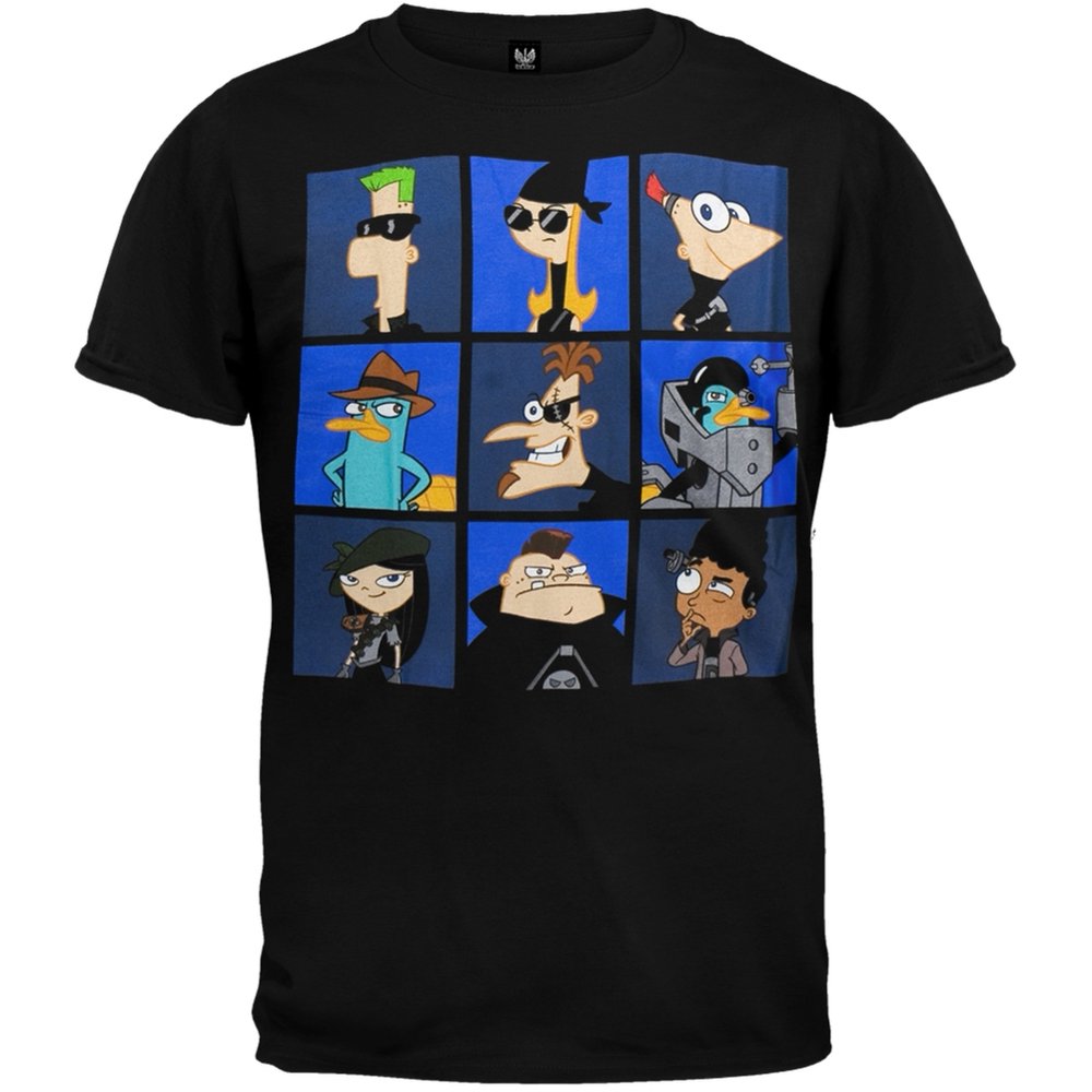 phineas and ferb t shirts walmart