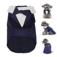 thumbnail image 3 of Dog Bow Tie Costume, Retro Dog Formal Clothes Cute Polyester Exquisite Stitching  For Dogs For Party XS,S,M,L,XL, 3 of 8