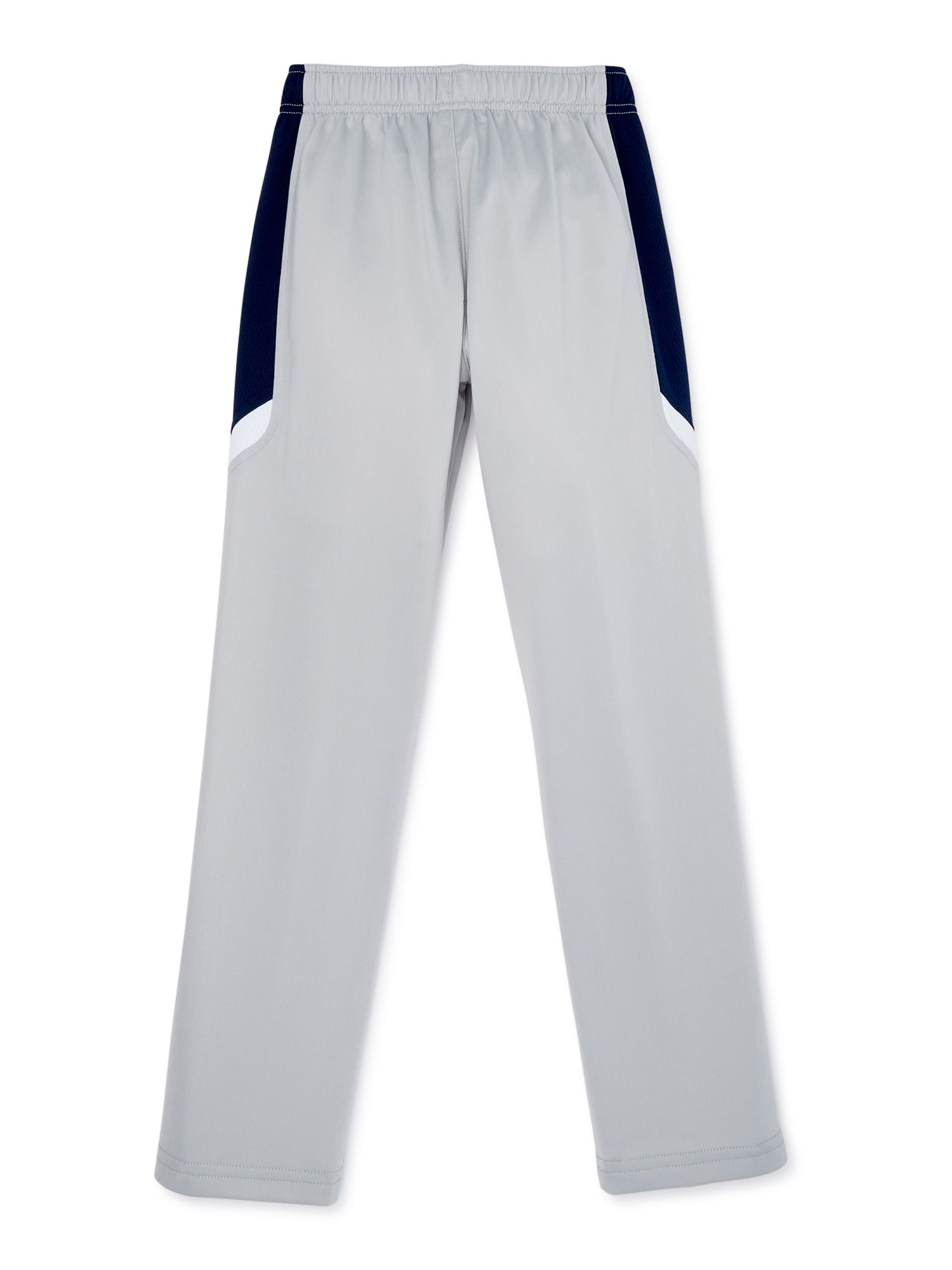 Athletic Works Track Straight-Leg Mid Rise Pant (Little Boys), 2 Count, 2 Pack