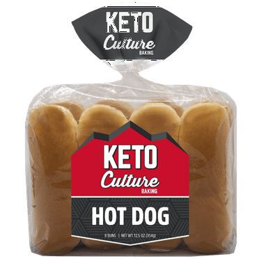 Keto Culture Hot Dog Buns, 12.5 oz, 8 Count