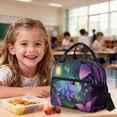 thumbnail image 4 of Kuiaobaty Chameleon Print Backpack and Lunch Box Set for Girls Boys Insulated Lunch Bag Pencil Case with Zipper Lightweight Backpack and Pencil Bag for School Camping Picnic, 4 of 7