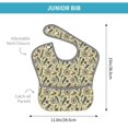 thumbnail image 4 of Hirioo Dreamcatcher1 for Baby Waterproof Pocket Bib Adjustable Closed for Babies Toddlers with Large Pocket 6-24Months, 4 of 8