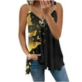 thumbnail image 2 of SMihono Hauts pour Femmes Débardeur Mode Confortable Décontracté Col en V Manches Courtes Imprimé Blouse Débardeur pour Femmes Hauts d'Été pour Femmes, 2 of 5