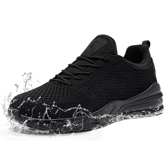 Larnmern Men's Ultra wide Non Slip Work Shoes Chef Restaurant Waterproof walking Sneakers Slip Resistant Breathable Shoes
