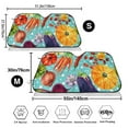 thumbnail image 2 of Goofa Vegetable Printed Car Windshield Sunshade,Foldable Reflective Sun Visor,UV Protection Heat Blocker Sunshade,Car Cooling Accessory-Medium, 2 of 7