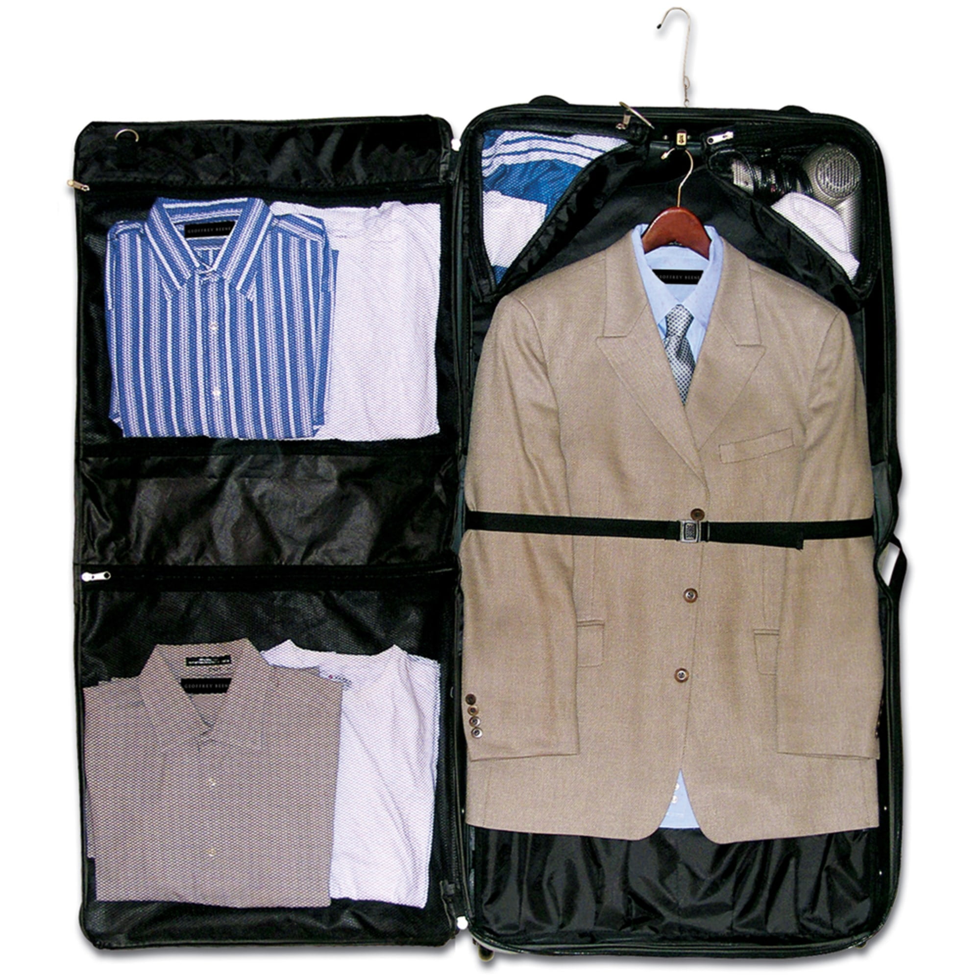 BNJ Geoffrey Beene Garment Carrier, Black, One Size