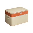 thumbnail image 1 of Feltree Double Layer Zipper Clothes Storage Bag Wardrobe Storage Box Portable Storage Bag Winter Quilt Storage Box, 1 of 8