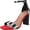 Silver/Black Stripe/Red, variant on INC Womens Lexini 12 Rhinestone Ankle Strap Heels