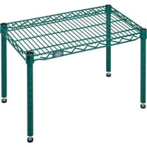Nexel Poly-Green Wire Dunnage Rack - 30""W x 14""D x 14""H