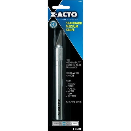 X-Acto #2 Medium Duty Knife, 1 Each (Best X Acto Knife For Stencils)