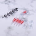 thumbnail image 2 of KAKOWELY Air Flow Control Lever 1 Set 1pc 5 Way Aquarium Air Flow Control Lever Distributor Splitter with 6pcs Suction Cup and 5pcs Check for Fish Tank Air Pump (PJ0001), 2 of 4