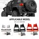 thumbnail image 2 of Torre de choque trasera Vogacara RCGOFFLOW ajustable para 1/10 HPI VENTURE Crawler RC negro, 2 of 6