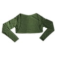 thumbnail image 2 of Uooqdmx Bolero, Shrugs for Women, Shall for Women, Leisure Running Shirt Long Sleeve Cardigan, Open Front Cardigan for Women, Army Green L, 2 of 4