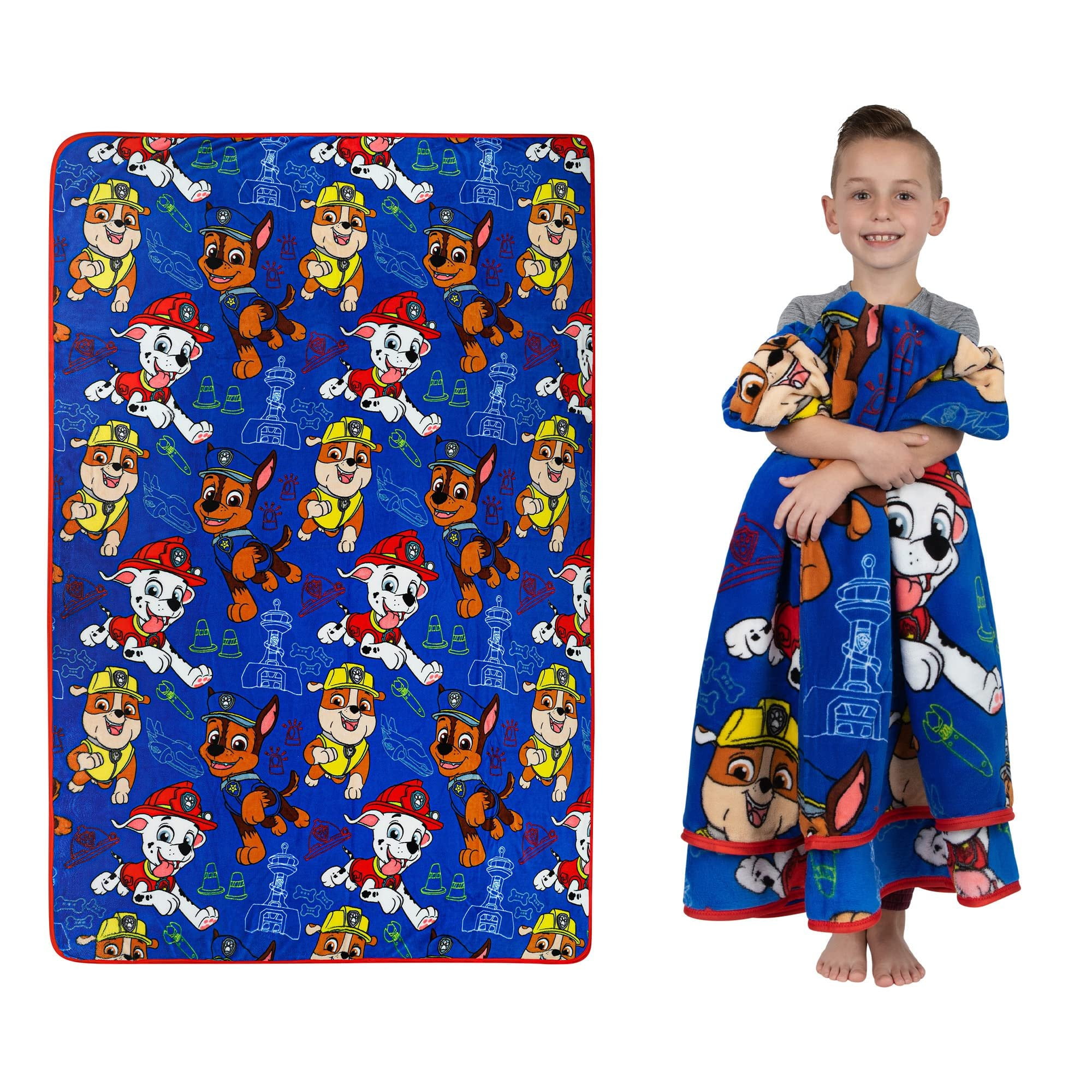Franco Kids Bedding Paw Patrol Plush Throw Blanket, 62 in x 90 in