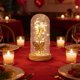 thumbnail image 4 of CaiYueKe LED Rose Night Light with Butterflies Glass Dome Preserved Flower Romantic Gift for Women Valentine's Day Birthday Christmas Home Decor, 4 of 7
