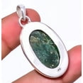 thumbnail image 2 of Green Aventurine - India 925 Sterling Silver Bali Pendant 1.76" P_8031_8_35, Green aventurine Pendant, Christmas Gift, New Year Sale, Gemstone Silver, 2 of 2