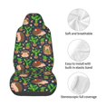 thumbnail image 4 of Lsque Cute Hedgehogs Cactus Blue Pattern Car Seat Covers for Front Seats , Waterproof Seat Covers for Cars, Sporty Front Seat Covers,Car Seat Cover Protector Front Seats, 4 of 5