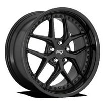 Niche 1PC Aluminum Rim M226 VICE 20X10.5in Gloss Black Matte Black Finish, M226200565 40