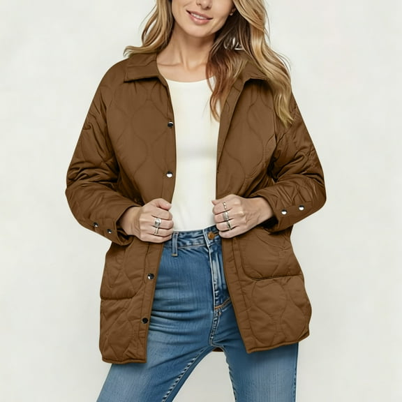 Ladies' Casual Colored Long-sleeved Hooded Jacket