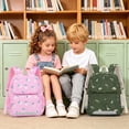 thumbnail image 3 of DAKIMOE Toddler Backpack for Girls Boys Corduroy Kids Backpacks Cute Kindergarten Daycare School Bag for Students, 3 of 8