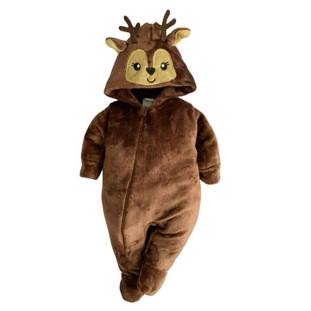 Mameluco con Gorro Bordado Kiss Reno Baby Kisses Mameluco9370