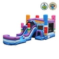 thumbnail image 2 of JumpOrange Ice Pops Bounce House Water Slide Combo with Pool (Blower Included), for Kids and Adults, Wet Dry Use, Tunnel Entrance, Basketball Hoop, Outdoor Indoor, 2 of 7