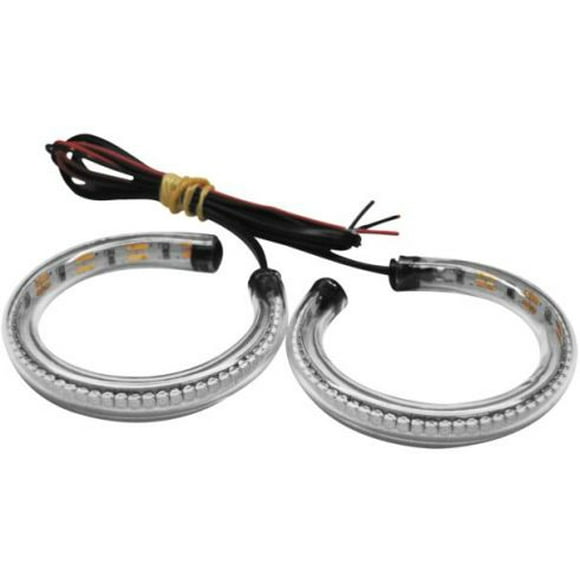 New Rage Cycle Rage 360 LED Front Turn Signal, 61mm - Clear