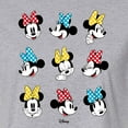thumbnail image 3 of Disney - Mickey & Friends - Minnie Mouse - All the Expressions of Minnie - Juniors Cropped Cotton Blend T-Shirt, 3 of 5