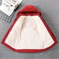 thumbnail image 4 of Girls Winter Coat Girls Puffer Jacket with Pocket Zip up Winter Hoodies Coat Solid Long Sleeve Windproof Kids Winter Jacket for Girls 4-5 Years, 4 of 9