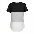 thumbnail image 4 of Daisyyozoid Wholesale T-shirt de Maternité à Rayures, Col Rond, Manches Courtes, Blouse pour Femmes Enceintes, Hauts, 4 of 4