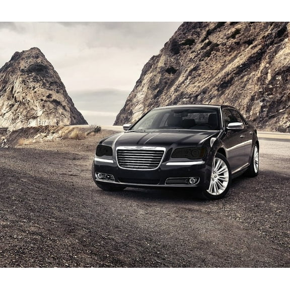 For The BlingLights Tinted Protective Headlight Film Covers for 2011-2023 Chrysler 300