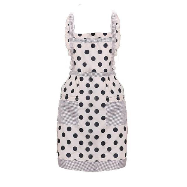 Kitchen Cooking Apron With Adjustable Straps Soft Chef Apron With 2 Pockets For Men And Women