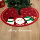 thumbnail image 2 of Faldas de árbol de Navidad Rojas, decoración de Santa Claus, alce, decoraciones navideñas para el hogar, parte inferior de tela, falda de árbol de Navidad, 2 of 4