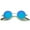 Gold / Green-Blue Mirror, variant on sunglassLA Unisex Small Retro Lennon Inspired Style Colored Mirror Lens Round Metal Sunglasses 41mm (Gold / Magenta Mirror) - 41mm