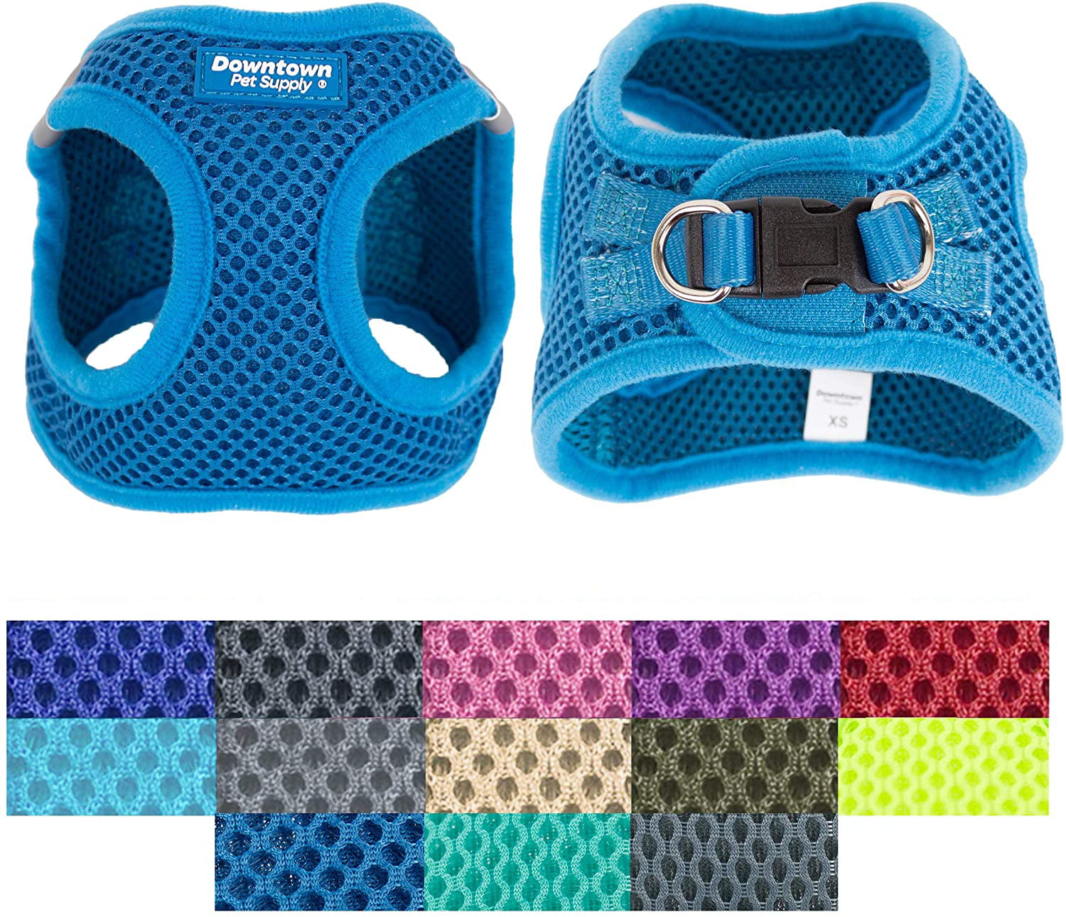 Downtown Pet Supply Best No Pull Purple, L Easy to Put on Small Step in Adjustable Dog Harness with Padded Vest Medium and Large Dogs
